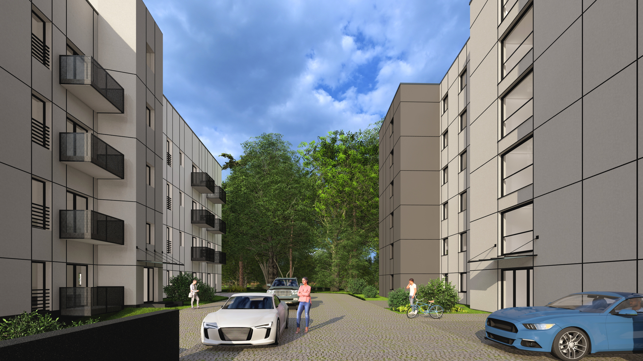 Wizualizacje osiedla wielorodzinnego – OK OFFICE - ujęcie 6